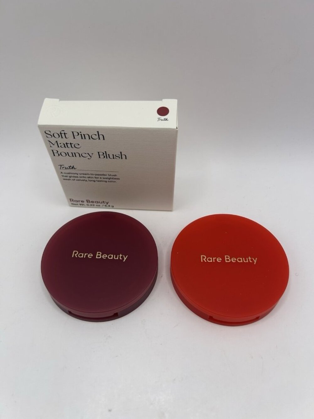 Rare Beauty Soft Pinch Matte Bouncy Blush Truth Grateful 0.22 oz Lot of 2 New